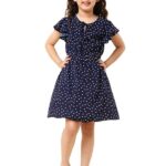 A.T.U.N. (ALL THINGS UBER NICE) Girls Skater Knee Length Casual Dress