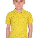 Allen Solly Boy's Cotton Regular Fit Polka Dots T-Shirt