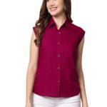 FUNDAY FASHION Women's Rayon Blend Regular Fit Shirt