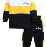 IcePie Kids Cotton Casual Cute & Elegant Stripped Pattern Clothing Set