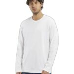 Jockey AM95 Men's Super Combed Cotton Rich Regular Fit Solid Round Neck Full Sleeve T-Shirt