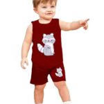 Kwitchy Boy's T-shirt & Shorts Set New Born Baby Clothes