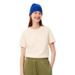 Lacoste Women's Solid Regular Fit T-Shirt