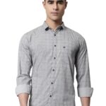Majestic Man Cotton Checkered Slim Fit Casual Shirt For Men