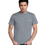 Men's Slim Fit Polyester Half Sleeve T Shirt - Quick Dry Sports Training Tee for Gym, Running, Workout