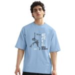 NOBERO Men's Cotton Oversized Fit T-Shirt