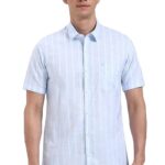 Peter England Men's Casual Half Sleeve Shirt