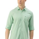 Peter England Men's Classic Slim Fit Full Sleeve Oxford Shirt