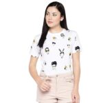 Printed Half Sleeve T-Shirt for Women & Girls