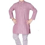 Pro-Ethic Style Developer Boy's Cotton Striped Kurta Pyjama