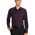 Symbol Premium Men's Solid Wrinkle-Resistant Regular Fit Cotton Formal Shirt
