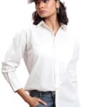 Tokyo Talkies Women's Solid Regular Fit Shirt