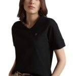 Van Heusen Women's Cotton Regular Fit T-Shirt